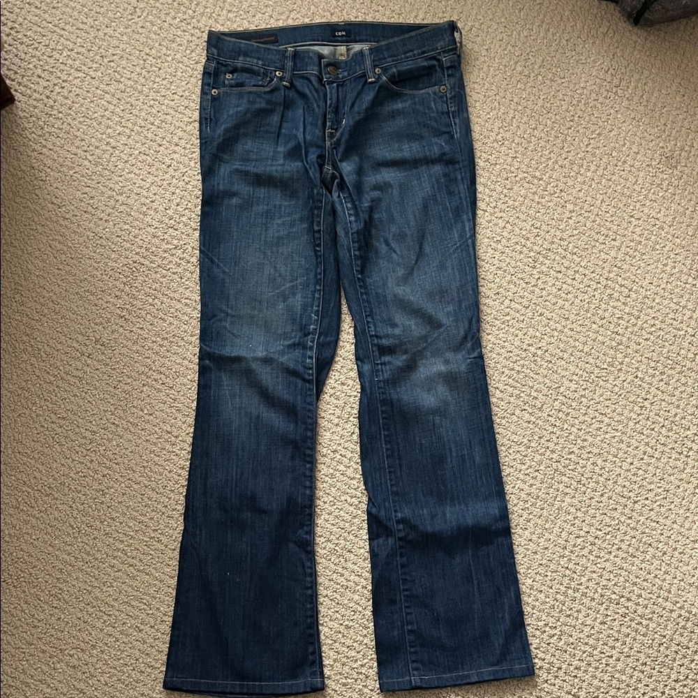 Citizens Of Humanity Dark Blue Boot Cut Jeans